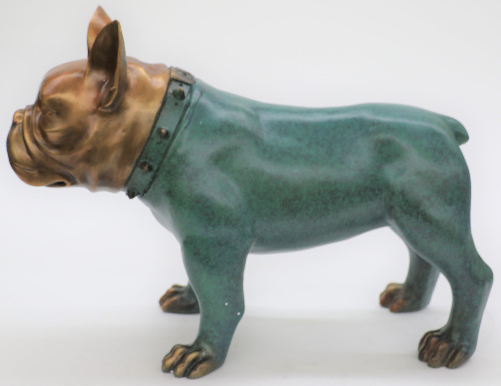 Life Size English Bulldog Garden Yard Outdoor Indoor Bronze Statue Sculpture