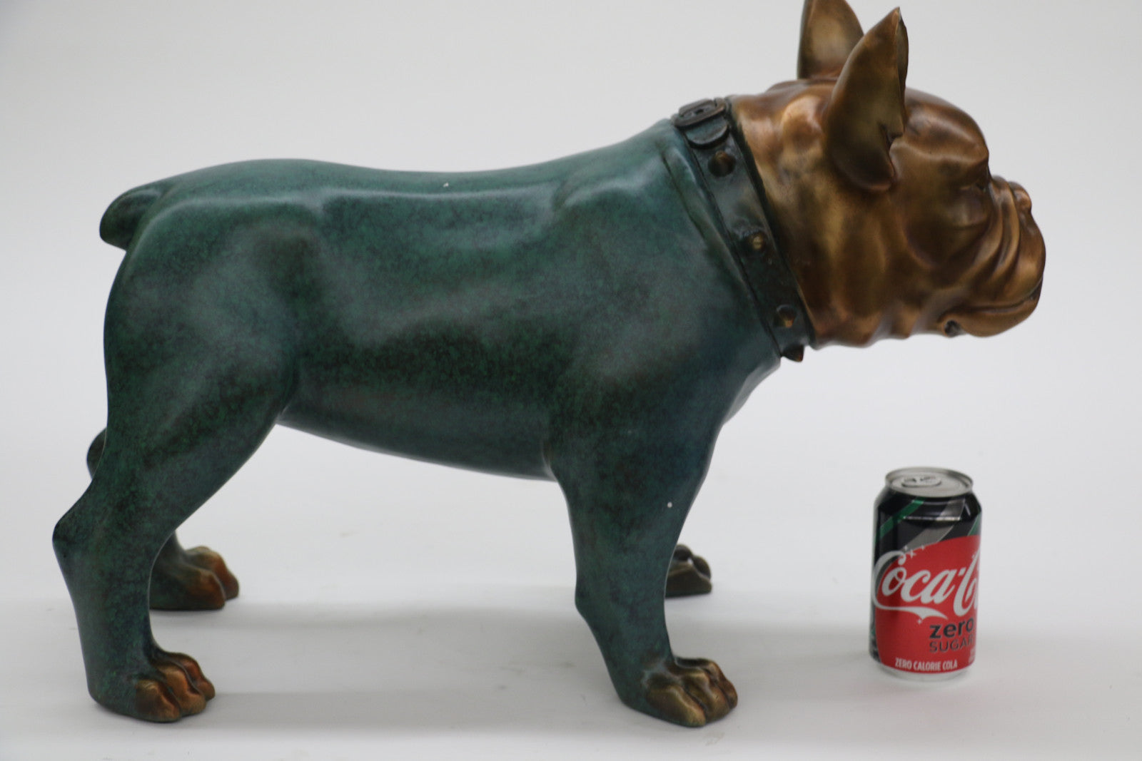 Life Size English Bulldog Garden Yard Outdoor Indoor Bronze Statue Sculpture