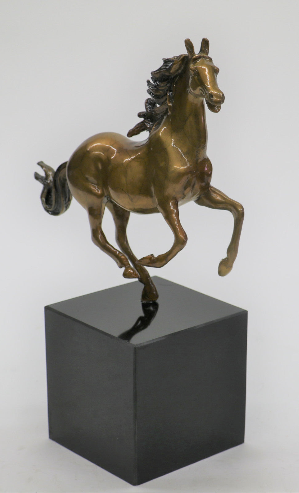 Signed Milo Running Horse Bronze Sculpture Limited Edition Statue Figurine Gift