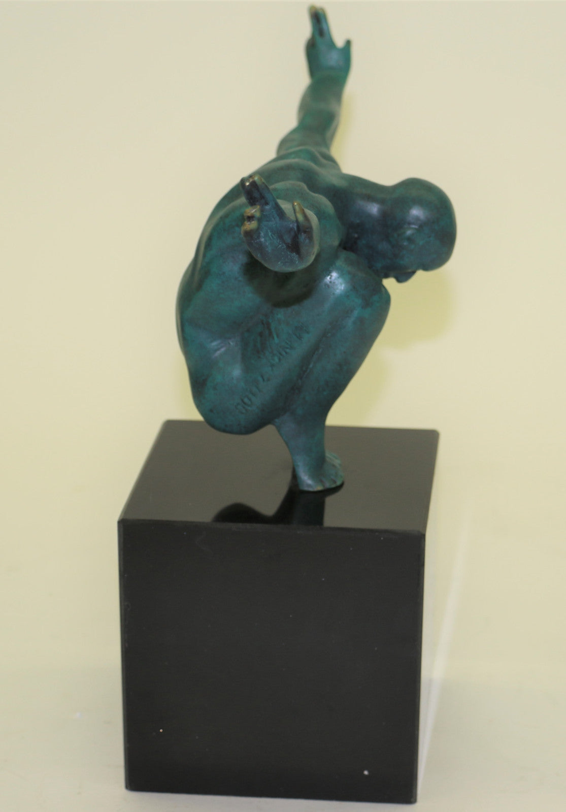 Nude Male Erotic Athletic Sensual Elegant Bronze Marble Statue Classical Art