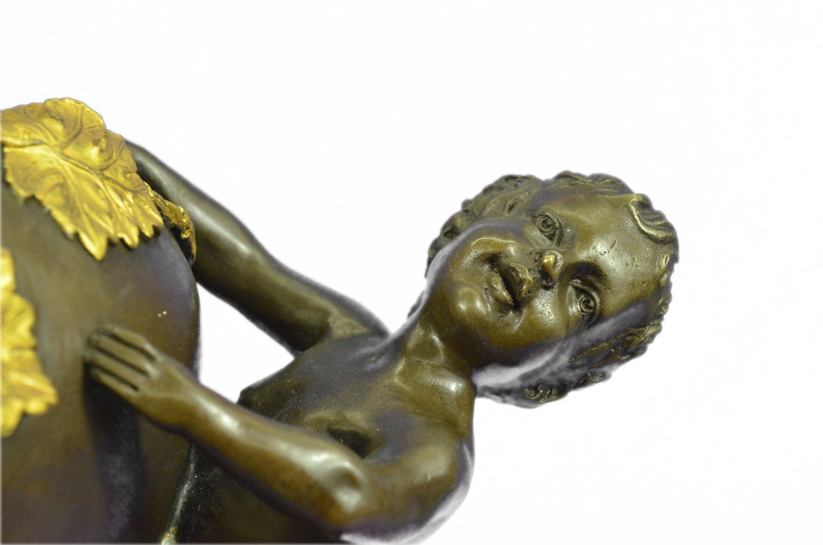 Angel Cherub Vase Bronze Sculpture Statue Flowers Art Figurine Figure Nouveau NR