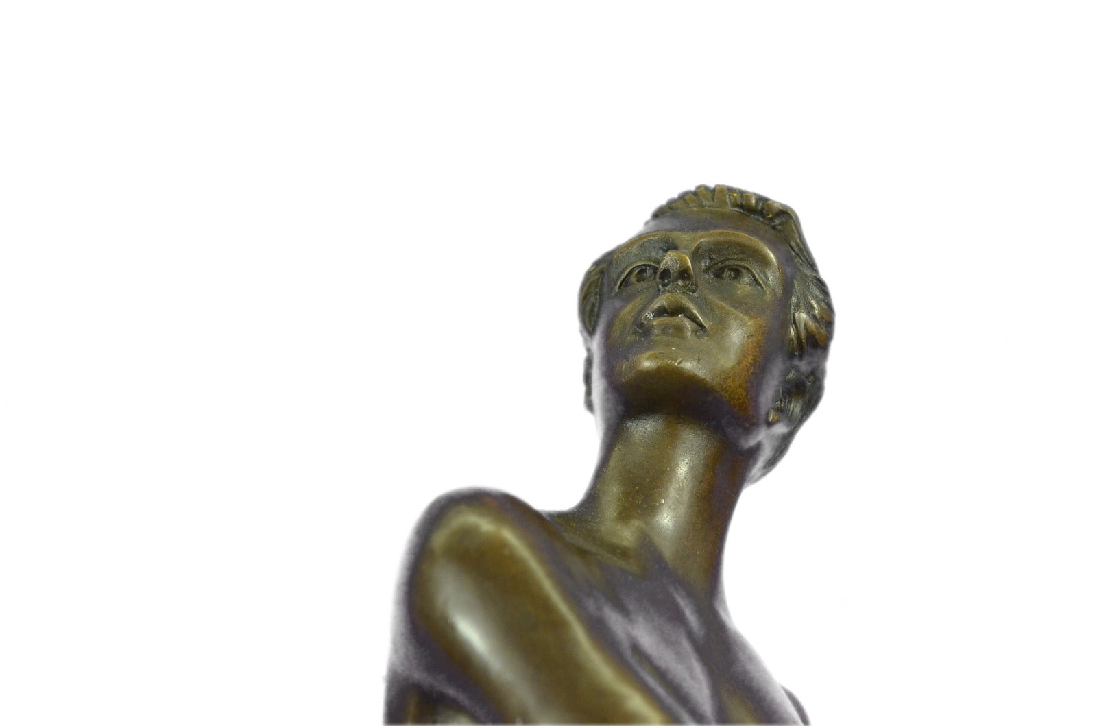 Defense du foyer by Adrien Etienne Gaudez Bronze Sculpture Figurine Figure Decor