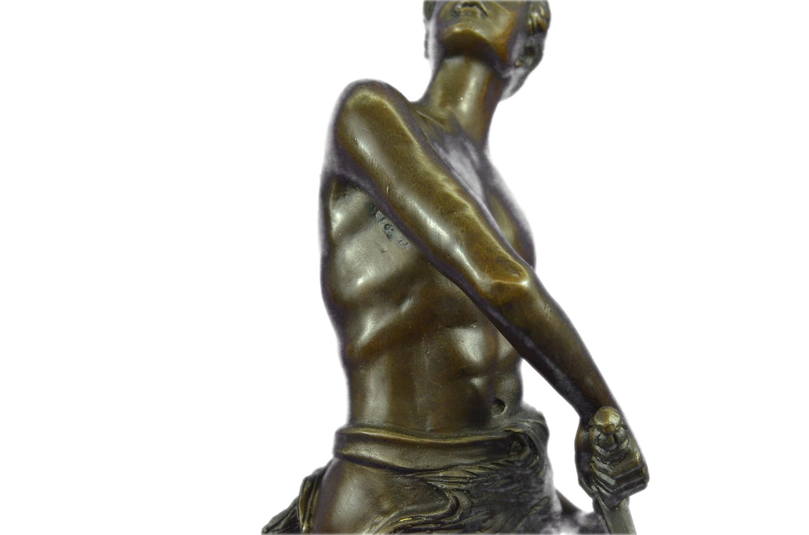 Defense du foyer by Adrien Etienne Gaudez Bronze Sculpture Figurine Figure Decor