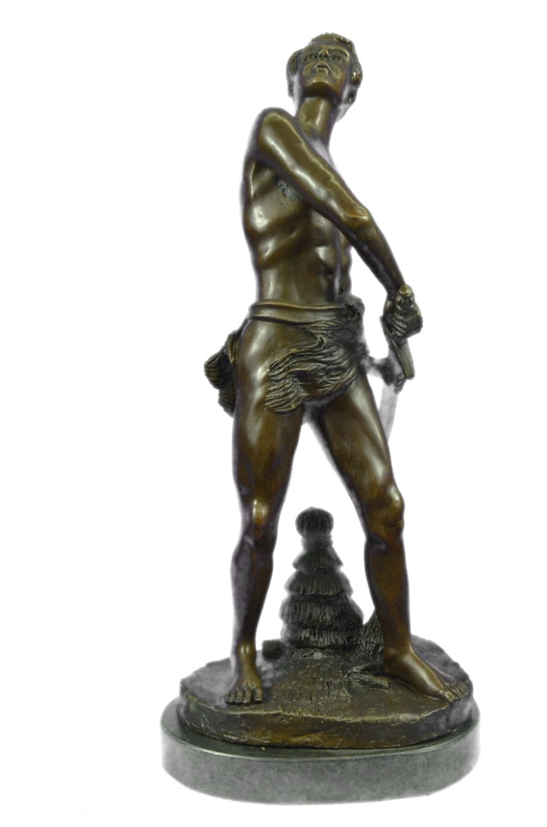 Defense du foyer by Adrien Etienne Gaudez Bronze Sculpture Figurine Figure Decor