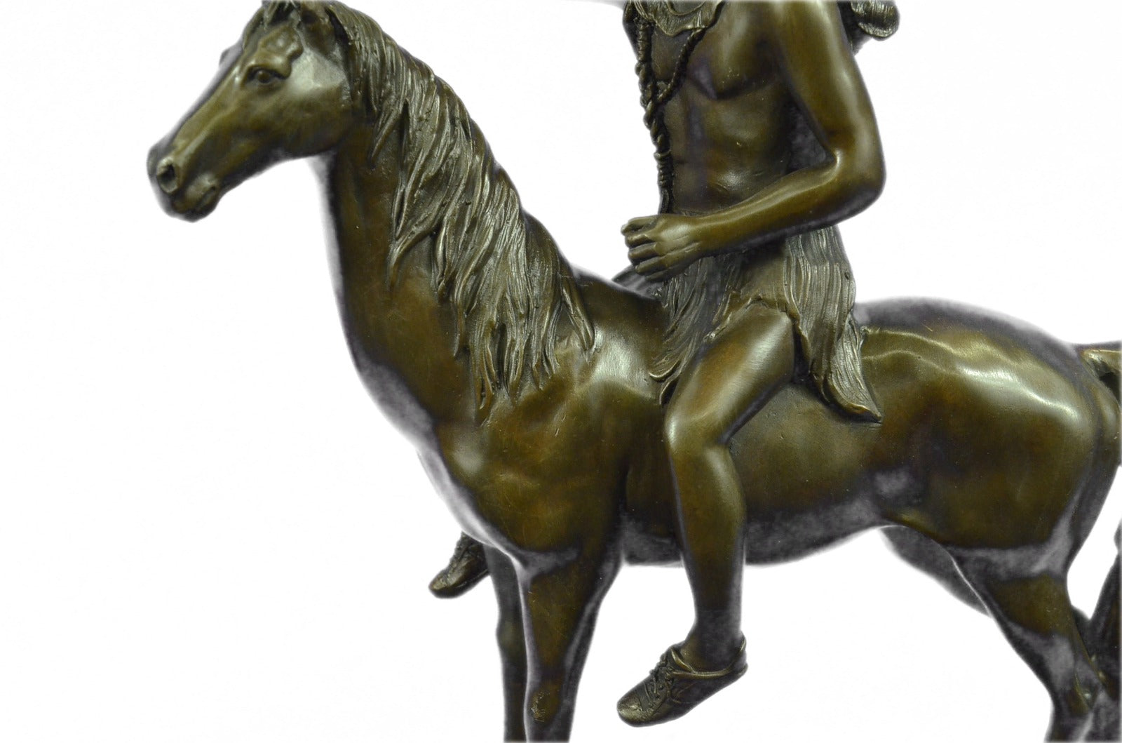 Indian Scout by Cyrus Edwin Dallin Handcrafted Masterpiece Western Gift Figure .