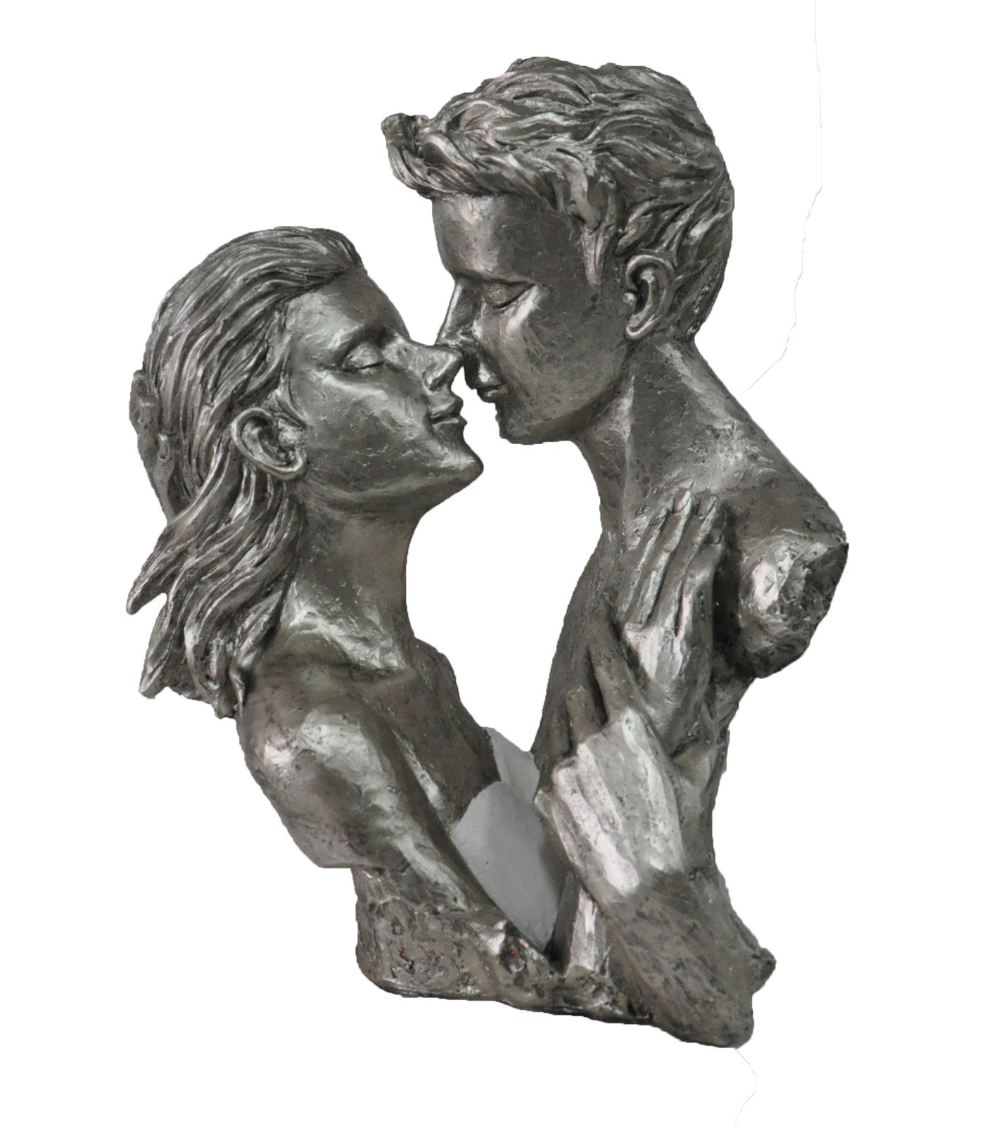 Abstract Kissing Couple Original Great Valentine Gift Bronze Sculpture Statue