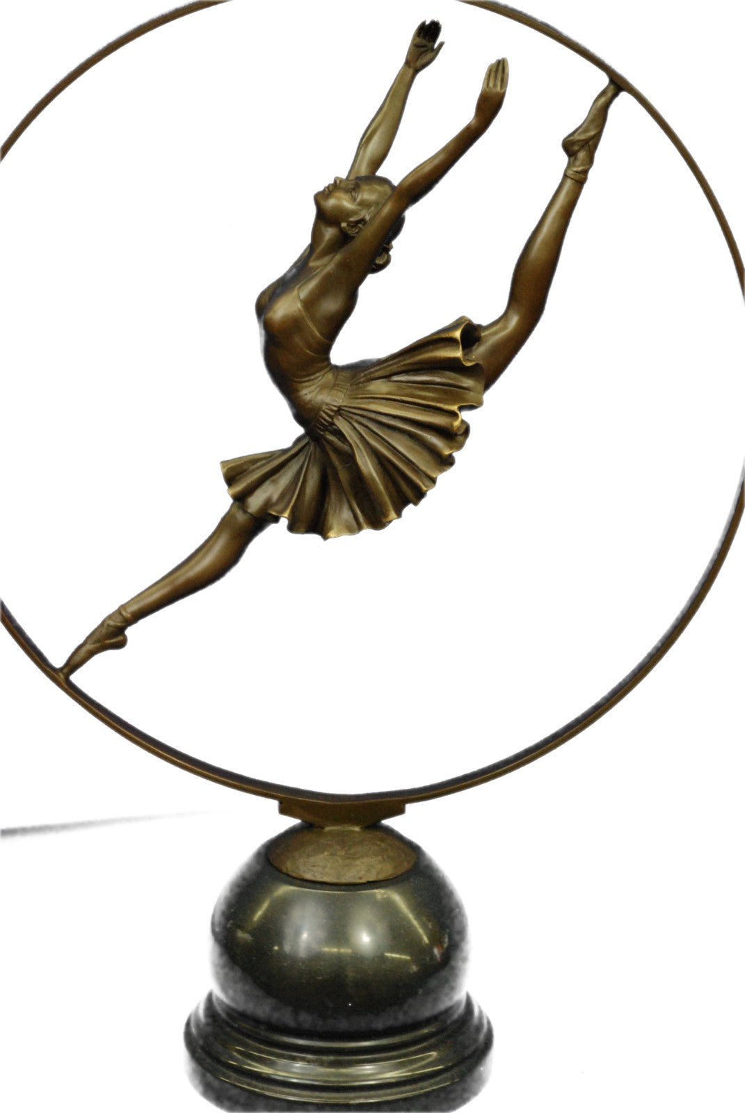 Rare Vitaleh Russian Ballerina Bronze Sculpture Statue Figure Figurine Art Deco