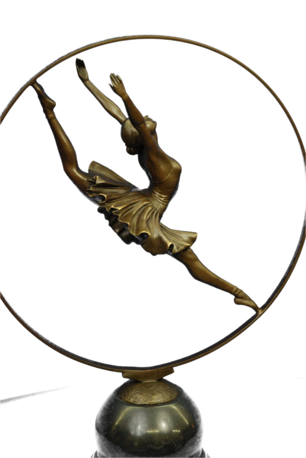 Rare Vitaleh Russian Ballerina Bronze Sculpture Statue Figure Figurine Art Deco
