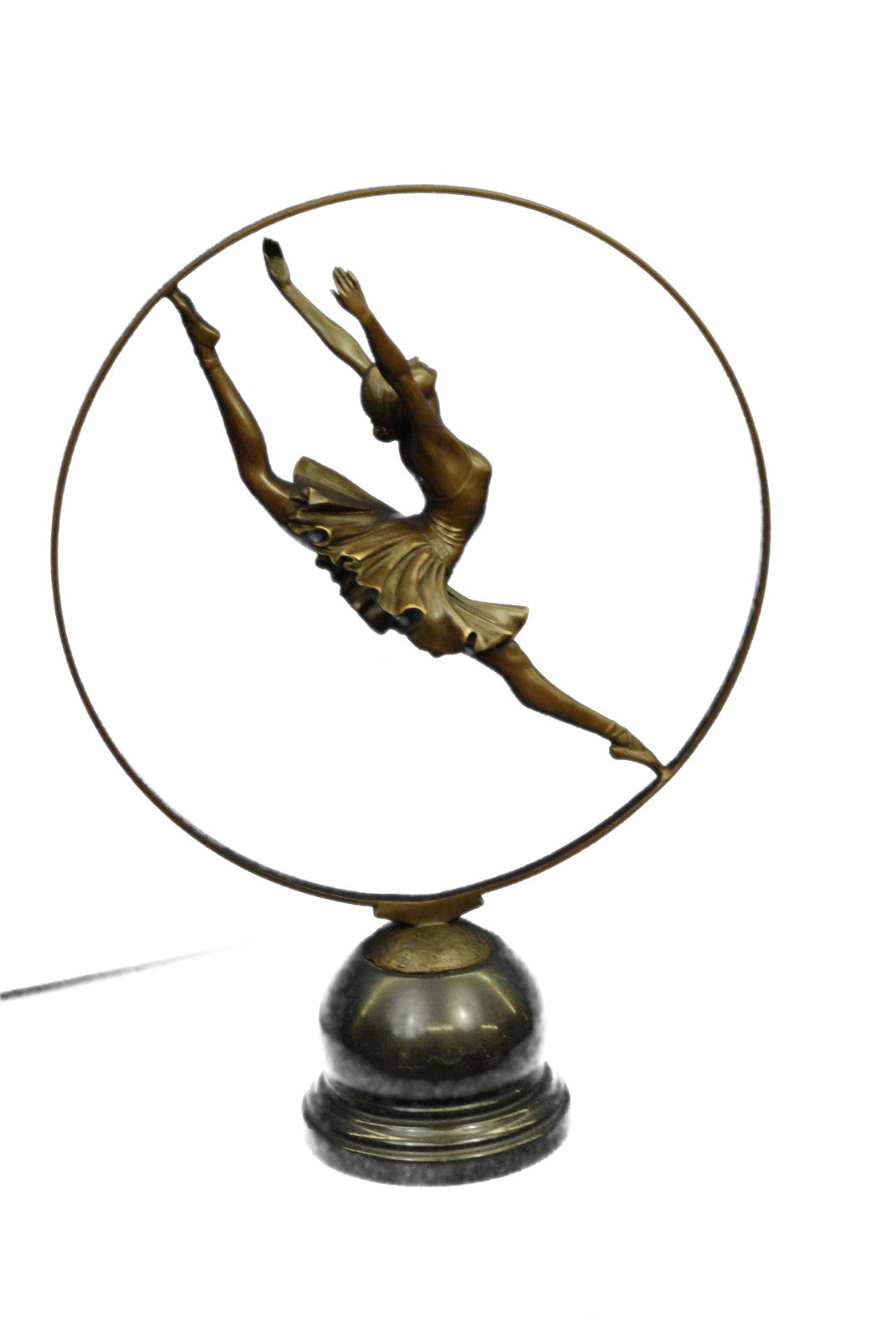 Rare Vitaleh Russian Ballerina Bronze Sculpture Statue Figure Figurine Art Deco