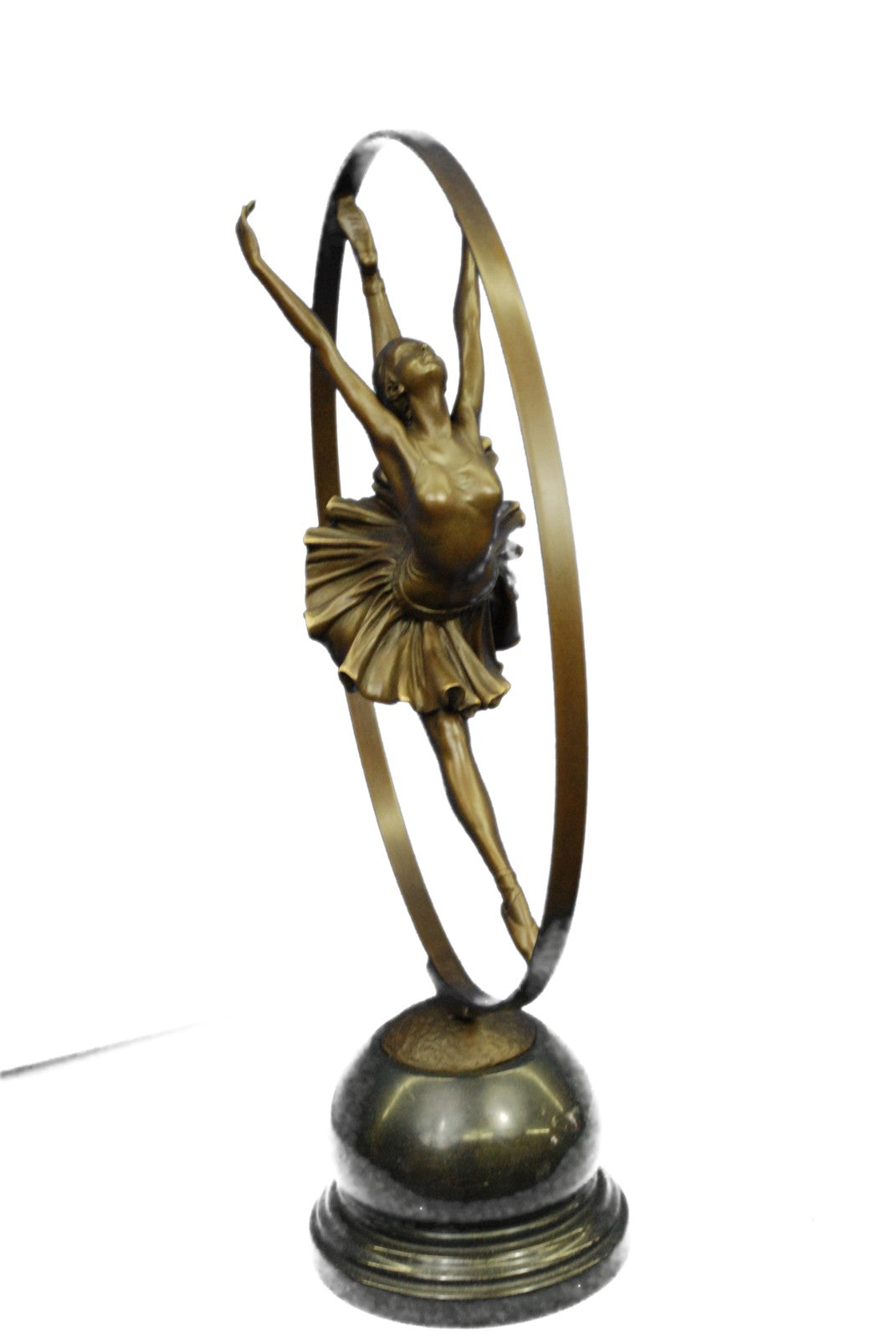 Rare Vitaleh Russian Ballerina Bronze Sculpture Statue Figure Figurine Art Deco