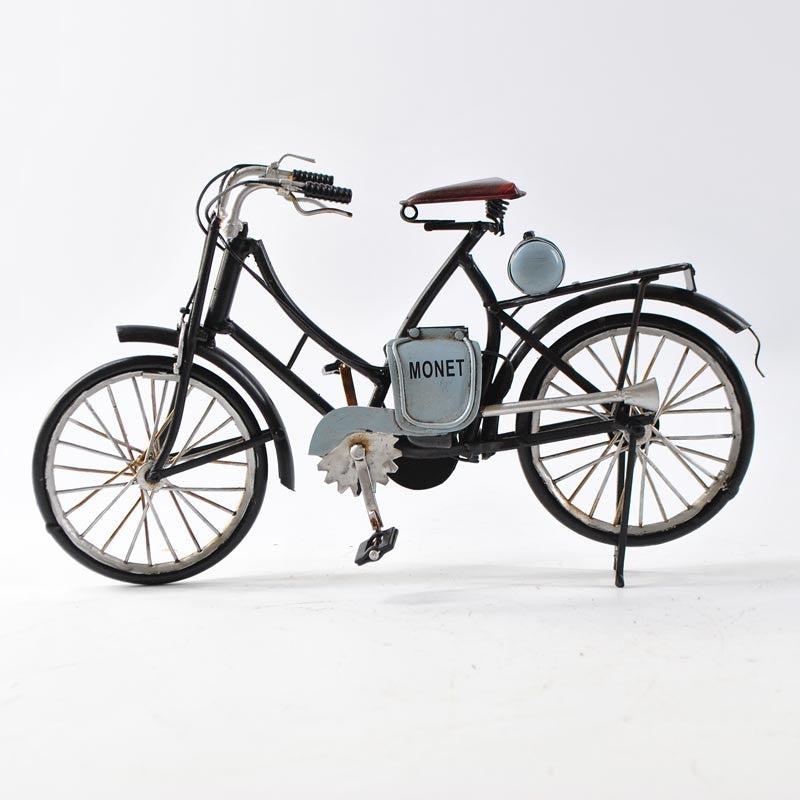 VINTAGE 1:10 SCALE BICYCLE MONET & GOYON 1922 DIE CAST METAL Tinplate Art Decor