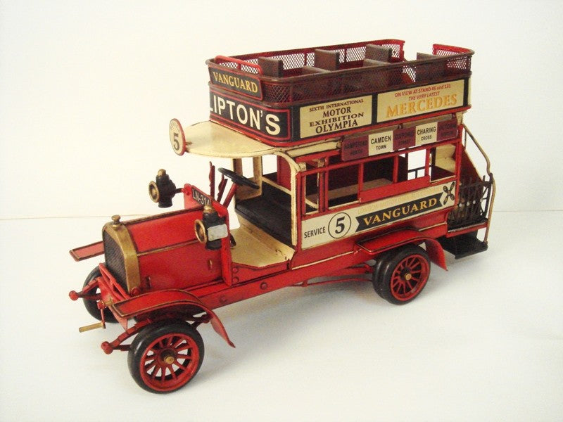 Manchester in Red and Cream Bus (1:18 scale by Tinplate Collectibles Hand Made