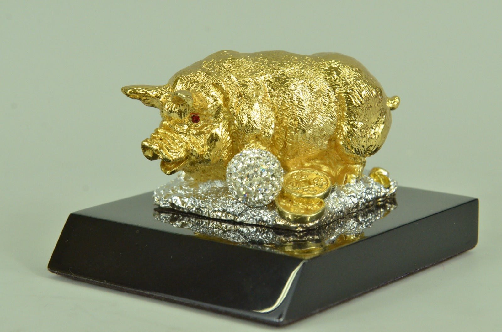 PIG FARM ANIMAL LOST WAX Collectible Decor Bronze Sculpture Statue Figurine Sale