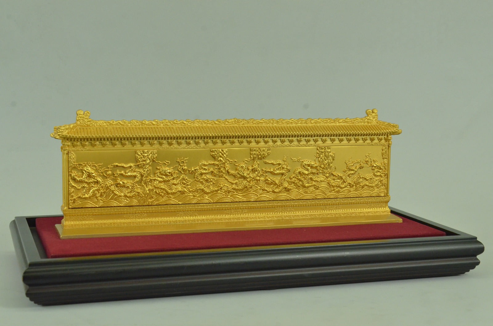 Wall Of China Handcrafted Genuine 24K Gold Plated Bronze Figurine Figure Sale