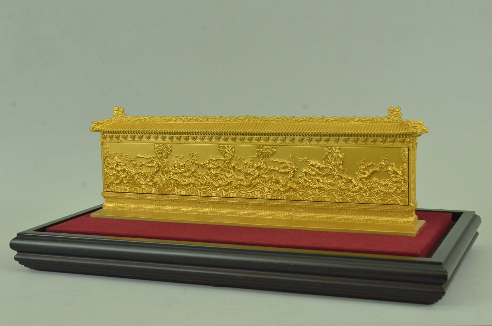 Wall Of China Handcrafted Genuine 24K Gold Plated Bronze Figurine Figure Sale