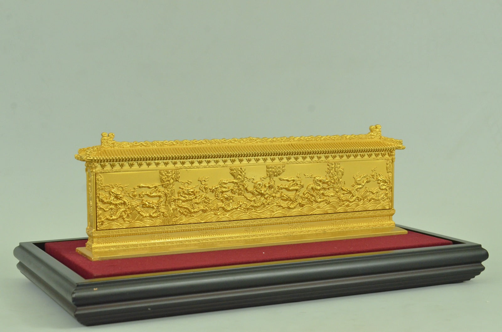 Wall Of China Handcrafted Genuine 24K Gold Plated Bronze Figurine Figure Sale