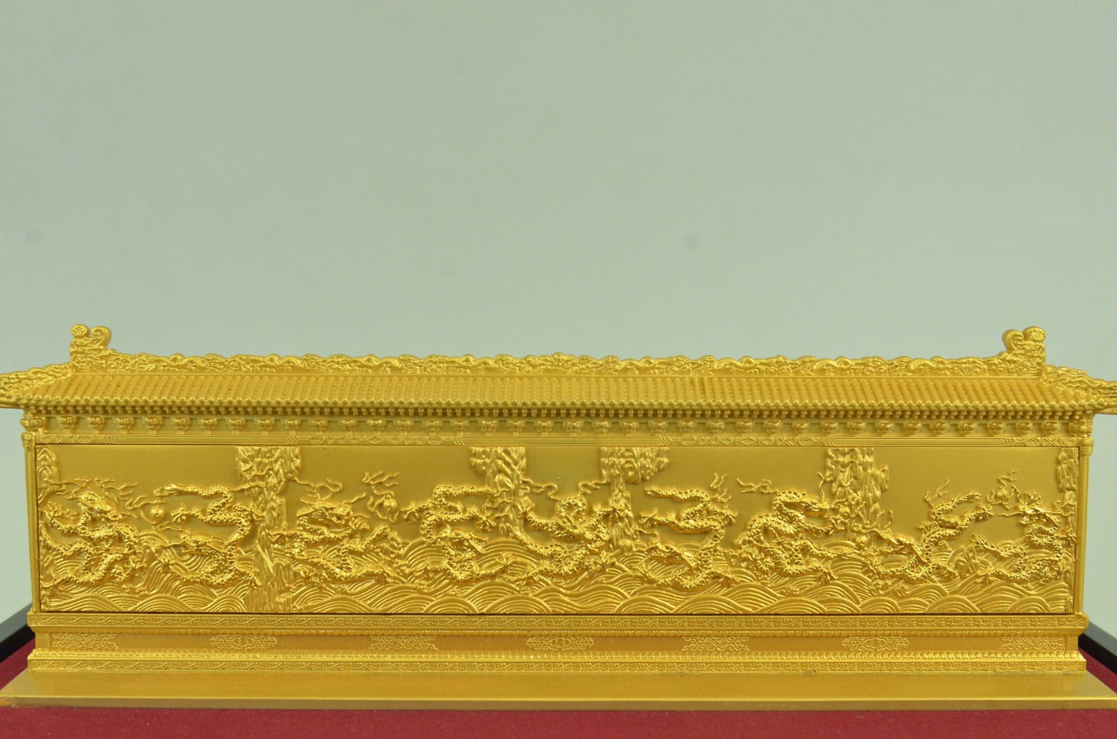 Wall Of China Handcrafted Genuine 24K Gold Plated Bronze Figurine Figure Sale