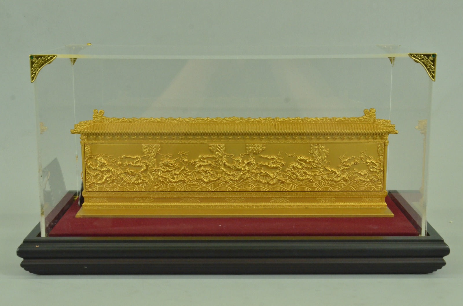 Wall Of China Handcrafted Genuine 24K Gold Plated Bronze Figurine Figure Sale