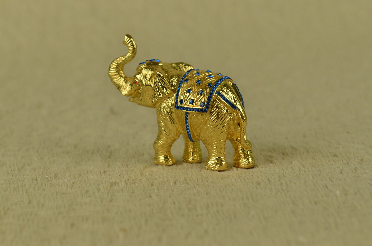 Handcrafted bronze sculpture SALE Zirconia Cubic With Elephant Vienna Miniature