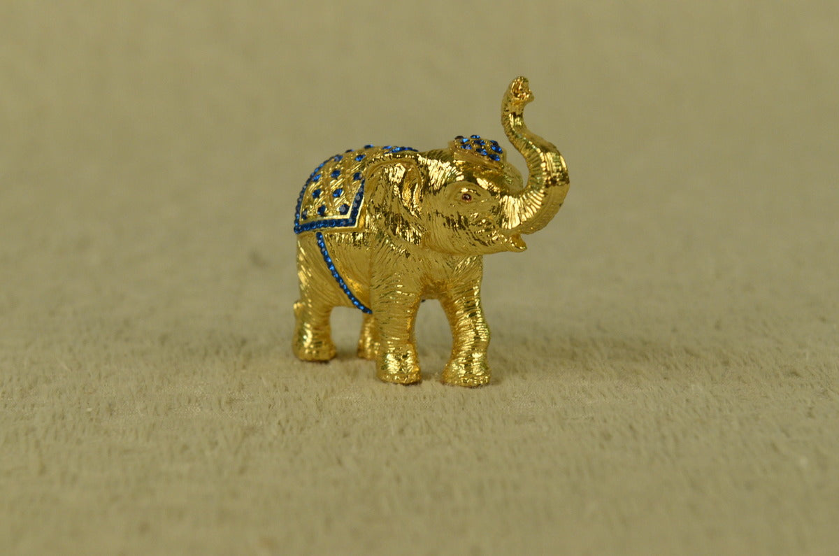 Handcrafted bronze sculpture SALE Zirconia Cubic With Elephant Vienna Miniature
