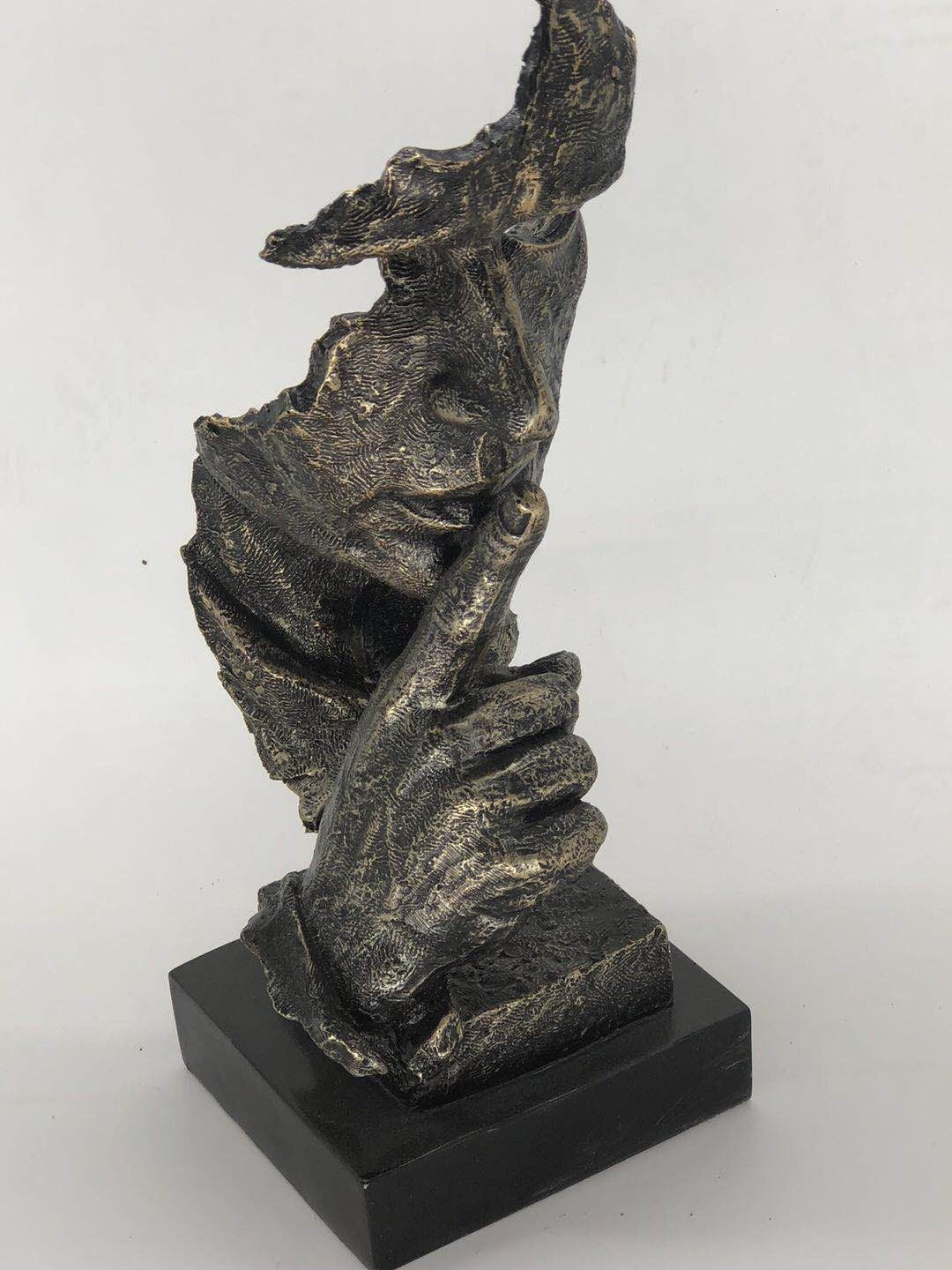 Hushing Man by Salvador Dali Bronzed Replica Sculpture Figurine Statue Sale