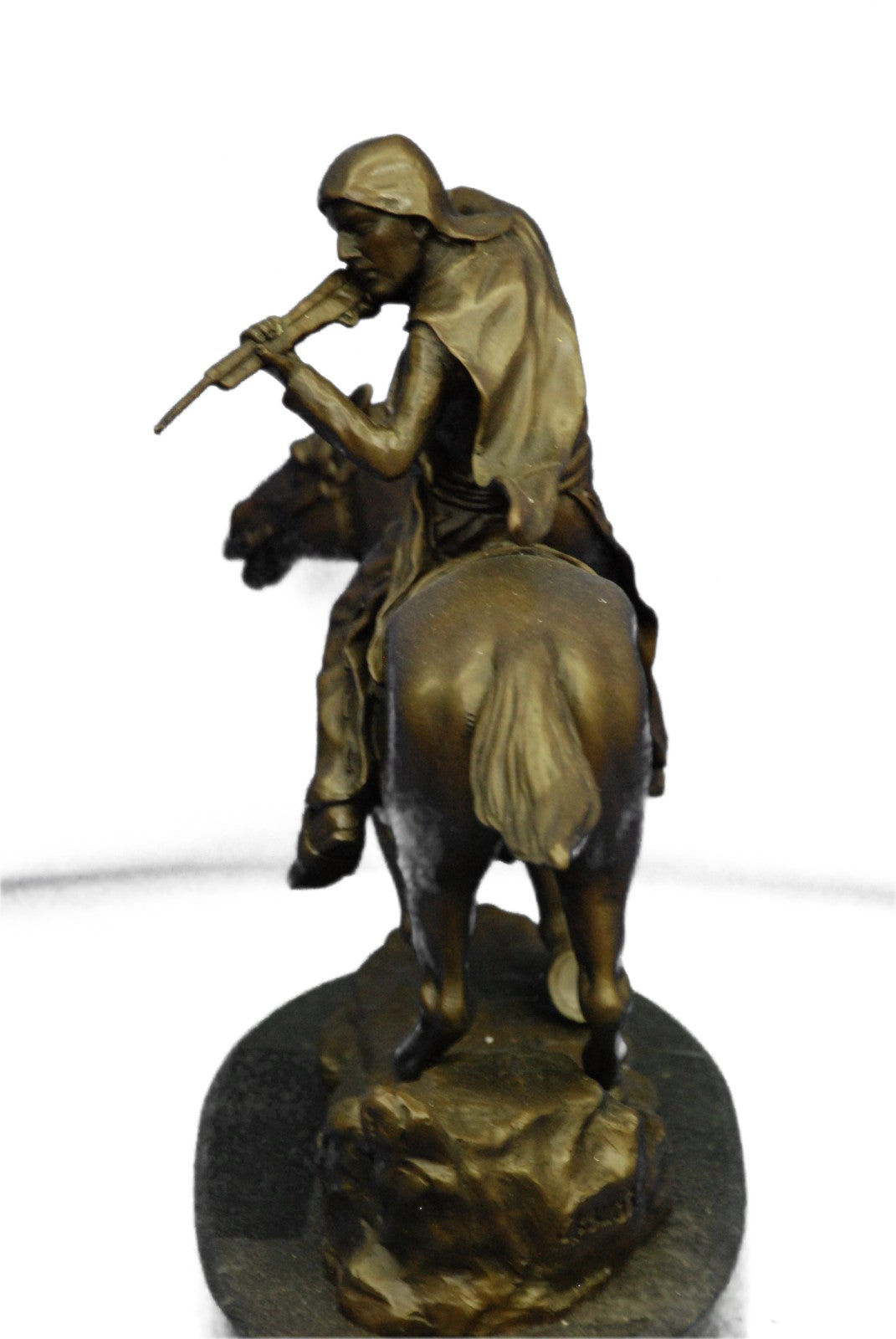 Vintage Carl Kauba Vienna Austria Indian Warrior Bronze Statue Sculpture Figure