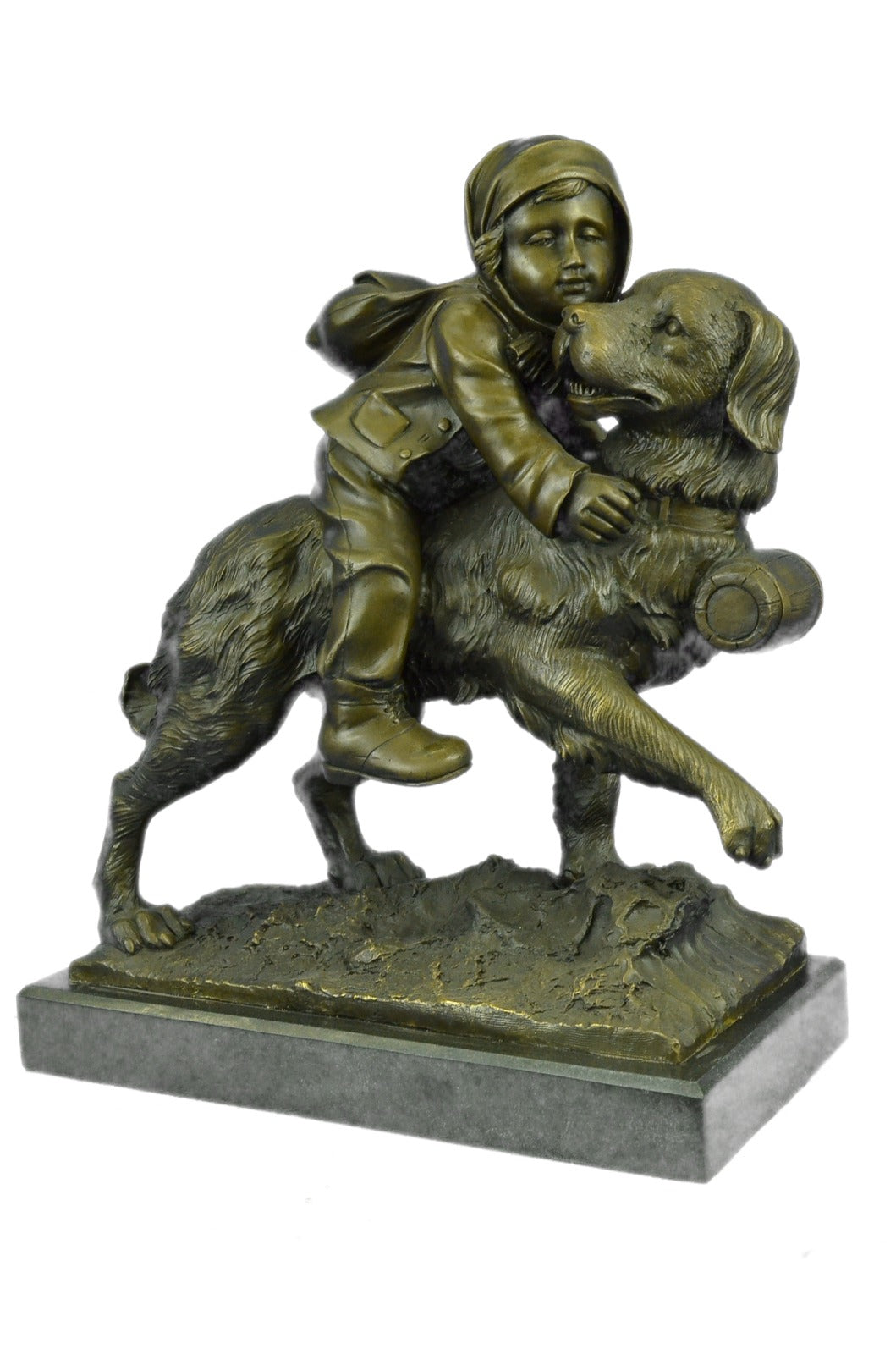 Handcrafted bronze sculpture SALE Artist French Guadez By Bernard St. Du Chien