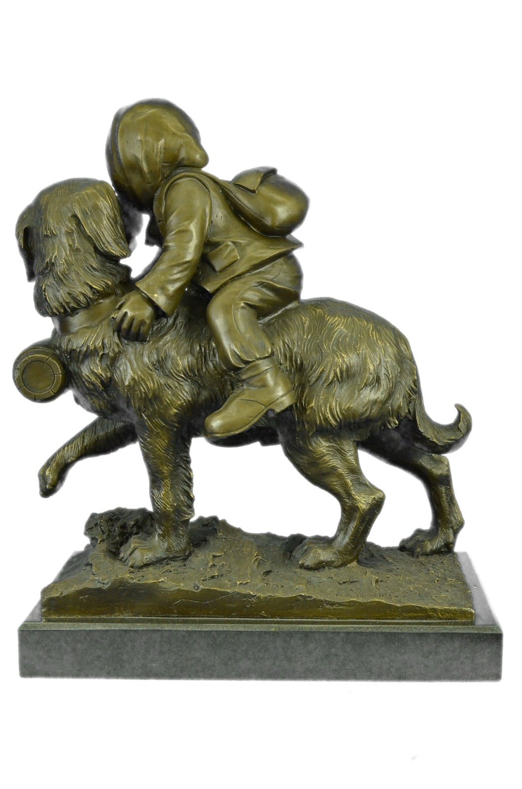 Handcrafted bronze sculpture SALE Artist French Guadez By Bernard St. Du Chien