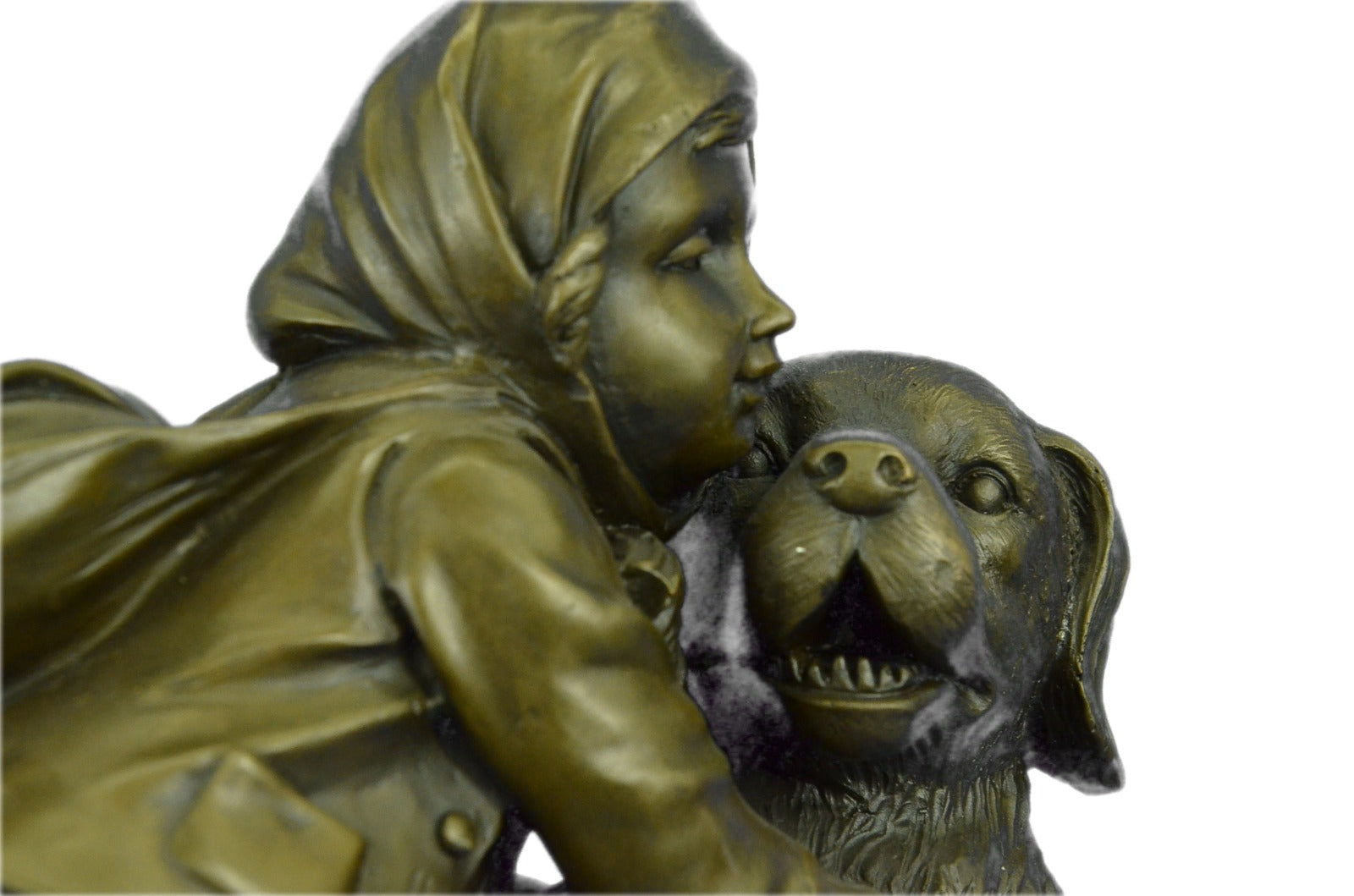 Handcrafted bronze sculpture SALE Artist French Guadez By Bernard St. Du Chien