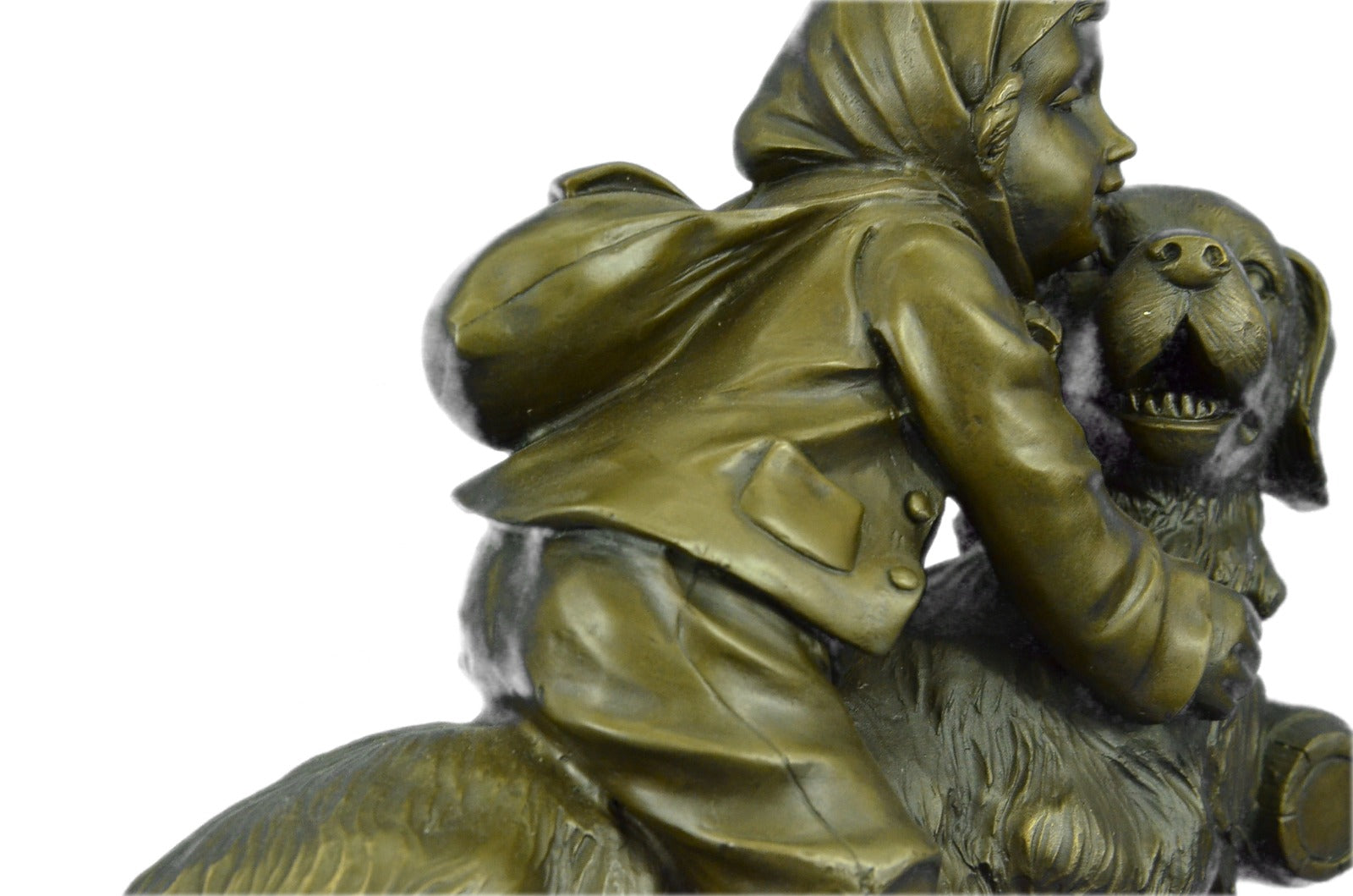 Handcrafted bronze sculpture SALE Artist French Guadez By Bernard St. Du Chien