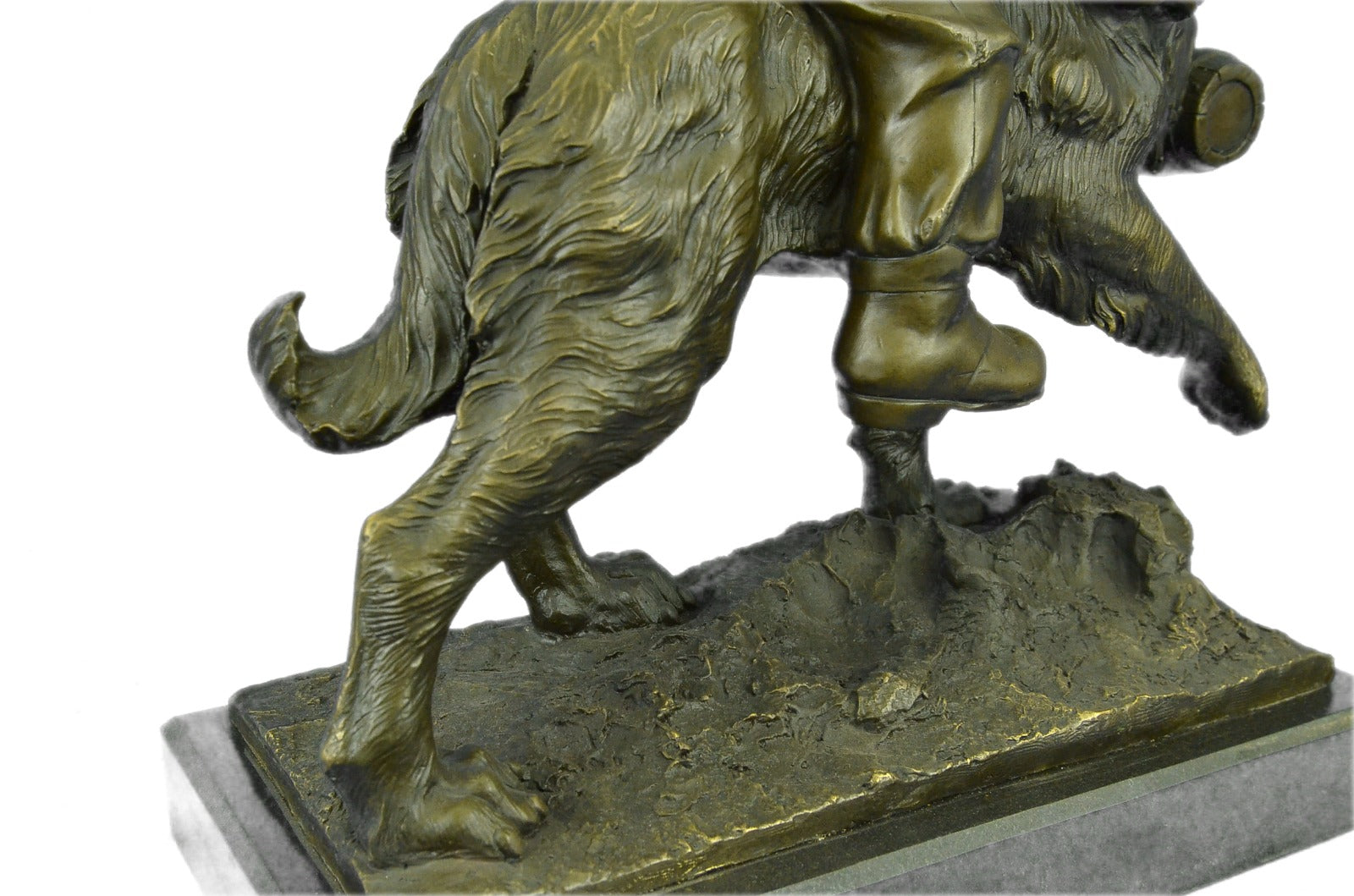 Handcrafted bronze sculpture SALE Artist French Guadez By Bernard St. Du Chien