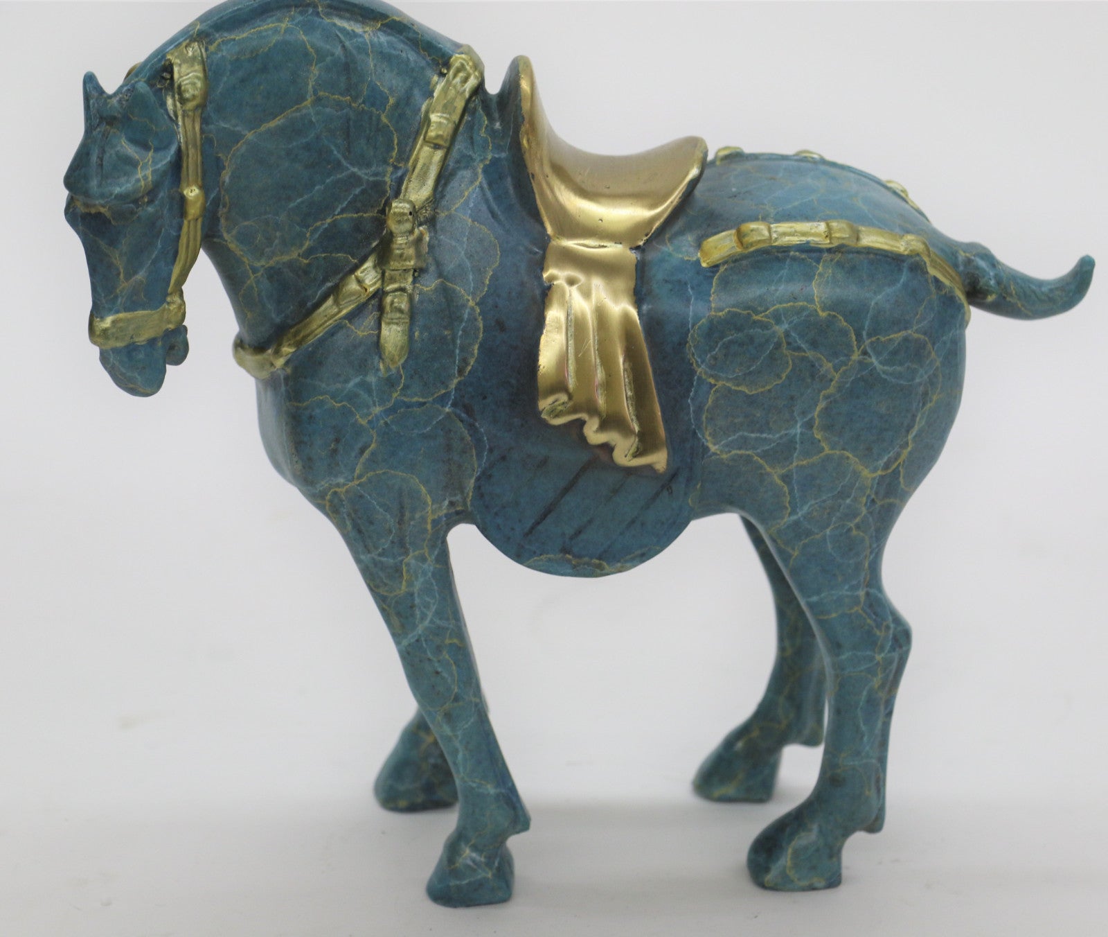 Tang Horse by Williams Handcrafted by Lost Wax Bronze Sculpture Hot Cast Figurine