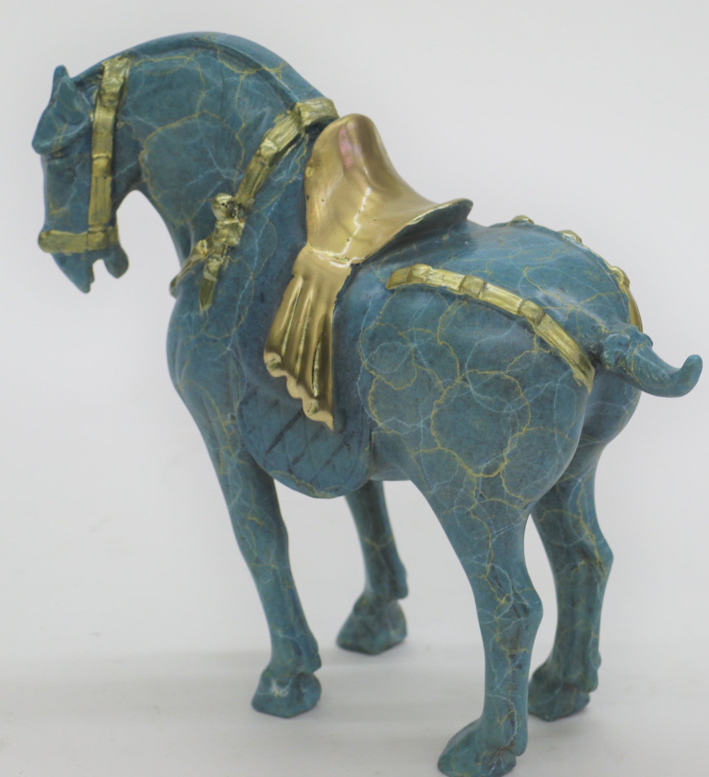 Tang Horse by Williams Handcrafted by Lost Wax Bronze Sculpture Hot Cast Figurine