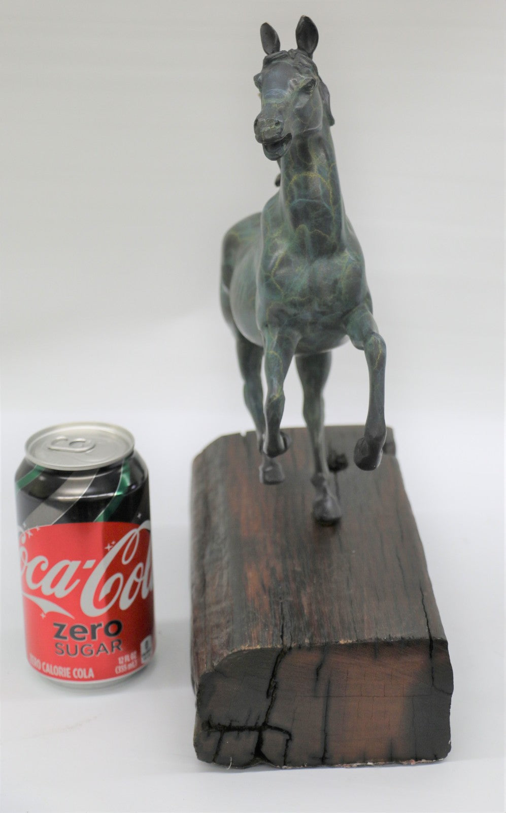 Thoroughbred Rearing Horse Trainer Equestrian Farm Art Deco Bronze Statue Gift