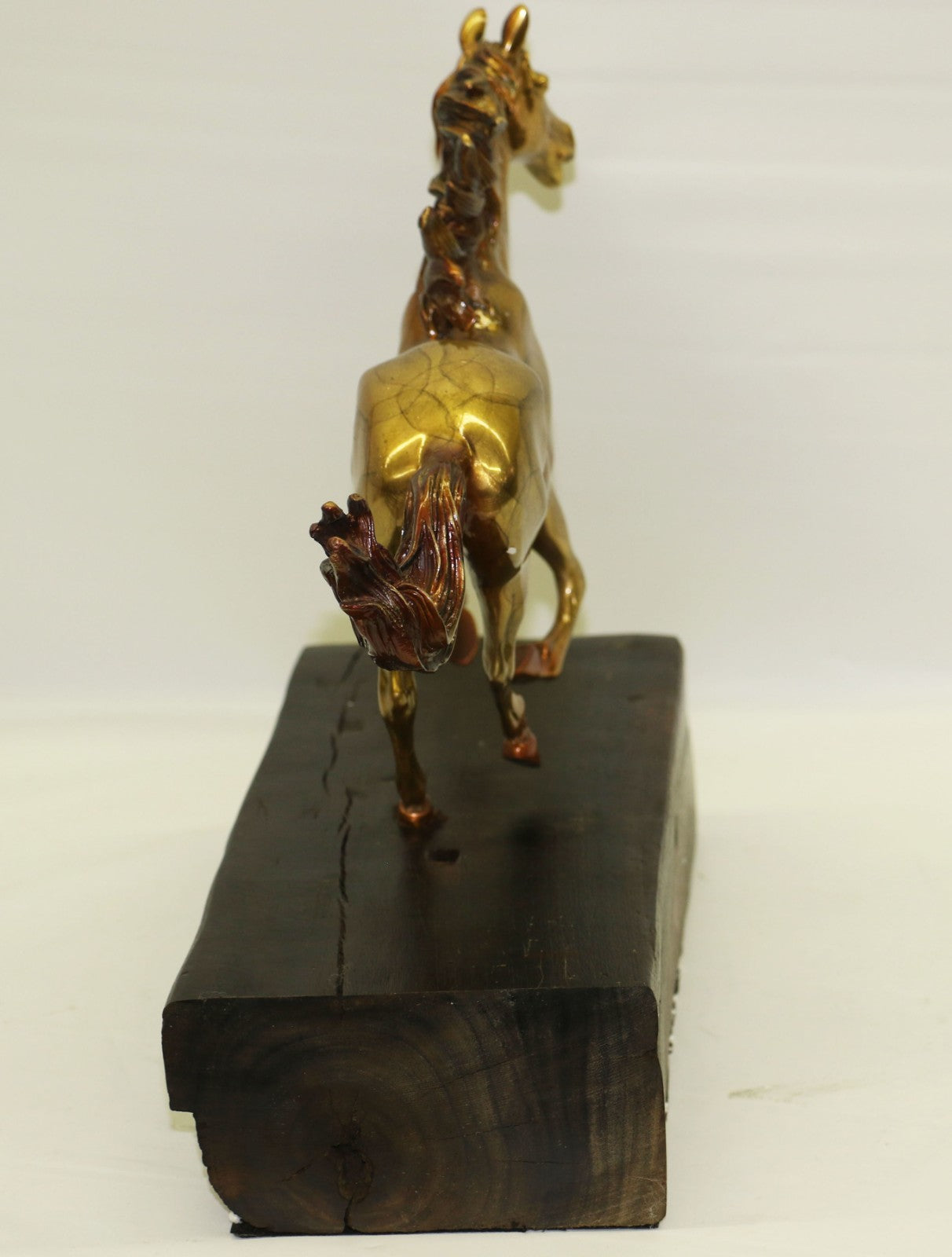 Equestrian Arabian Horse Mare Foal Farm Breeder Bronze Statue Sculpture Decor