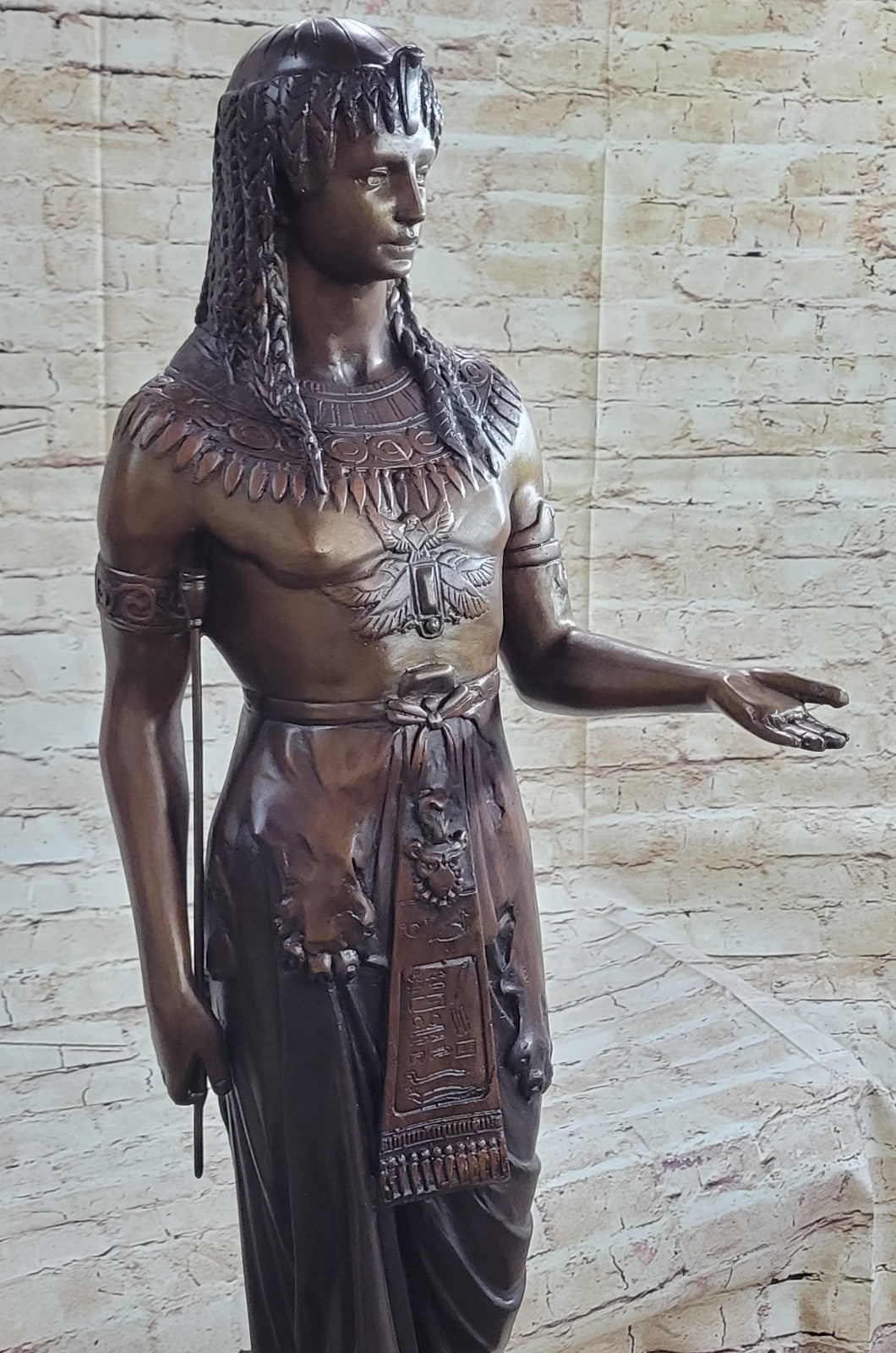 Fine Victorian Bronze Genuine Metal Bust Prince Hector Sculpture Statue Figure Sale