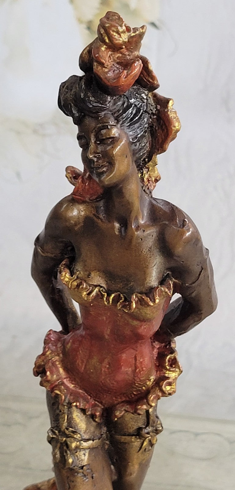 Hot Cast Handcrafted Spanish Dancer Bronze Sculpture Home Office Decor LTD EDT