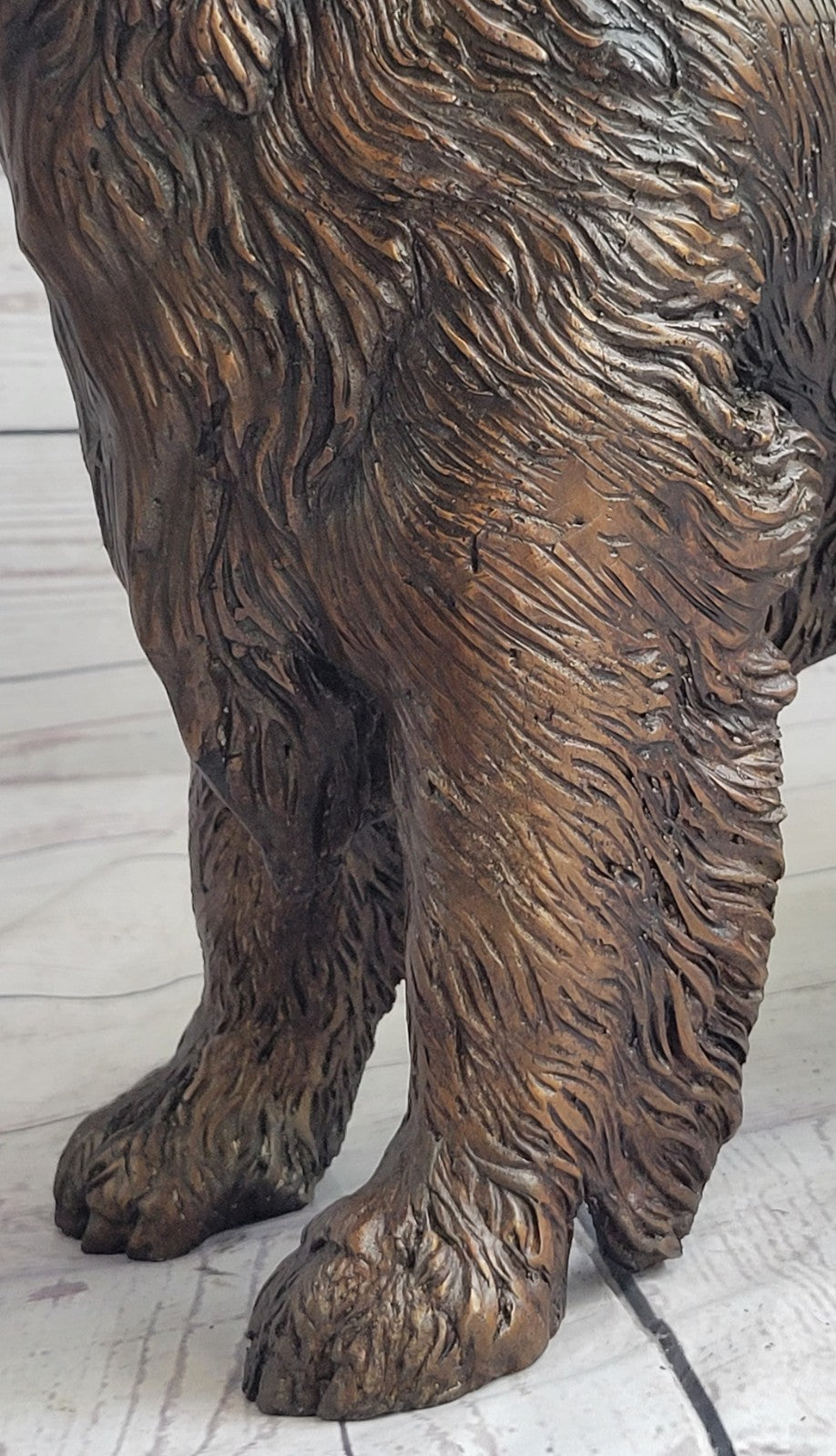 YOUNG RETRIEVER DOG BRONZE SCULPTURE VERY LARGE HOT CAST BACKYARD FIGURINE SALE