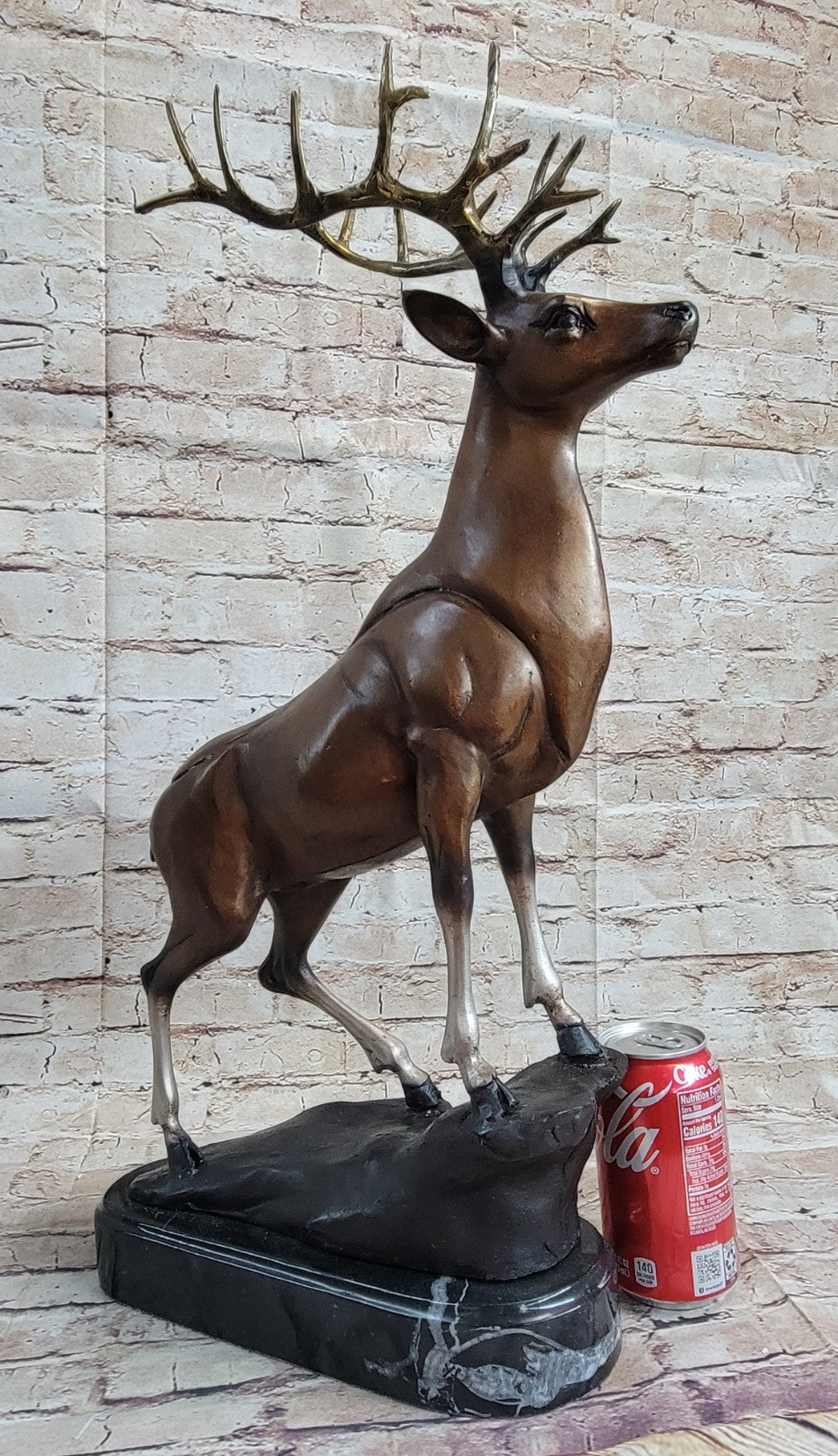 Large Marius Bronze Elk "STAG" Art Sculpture BLOWOUT SALE Decor Cabin