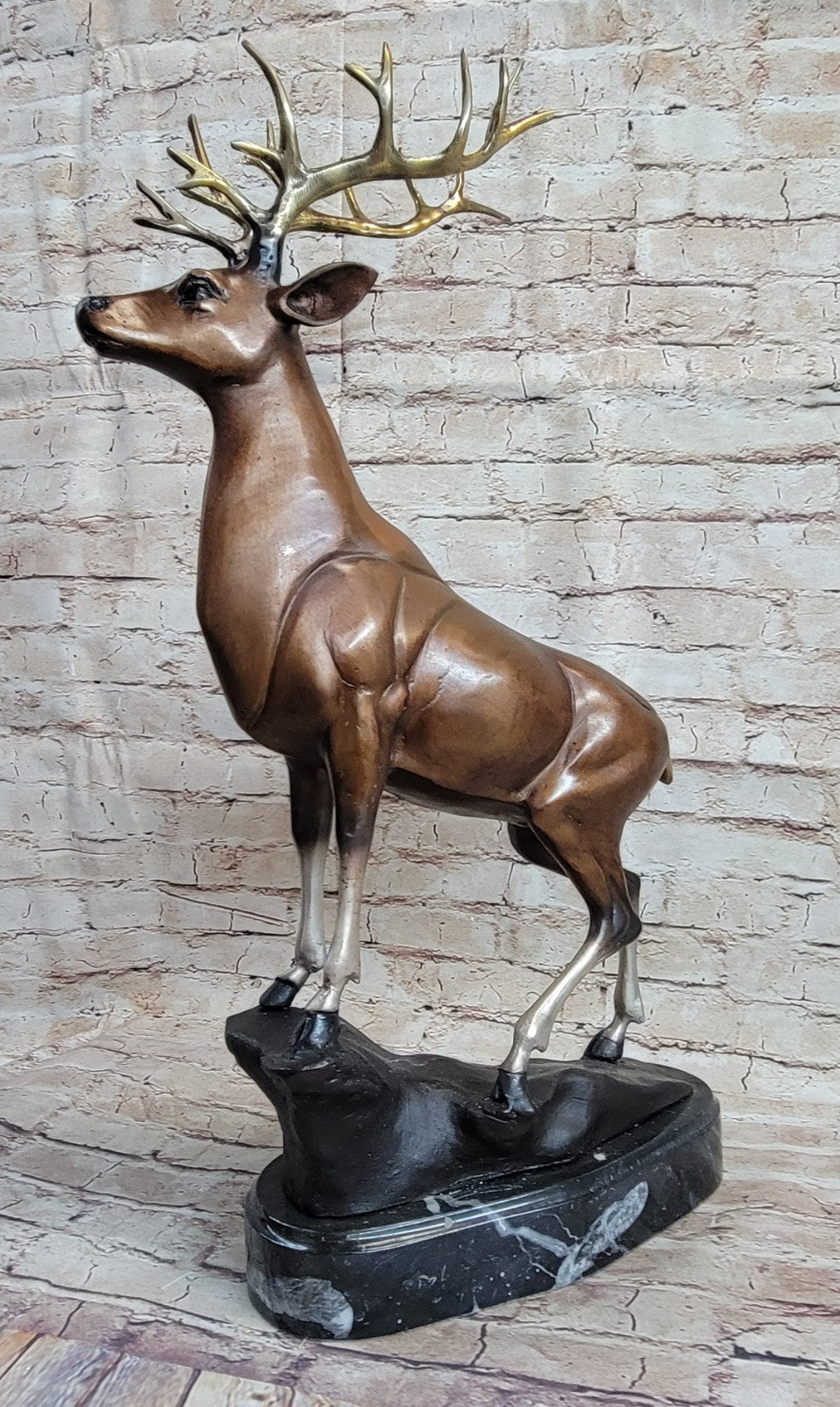 Large Marius Bronze Elk "STAG" Art Sculpture BLOWOUT SALE Decor Cabin