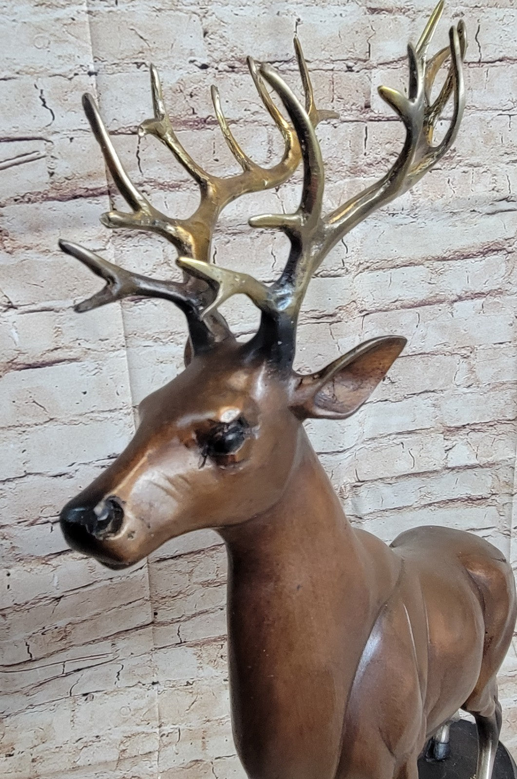 Large Marius Bronze Elk "STAG" Art Sculpture BLOWOUT SALE Decor Cabin