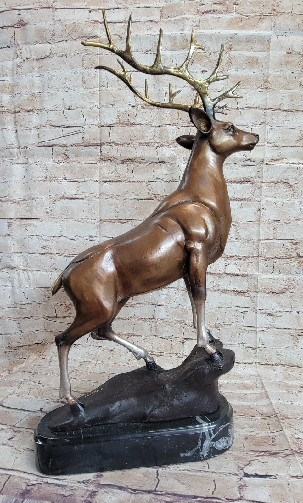 Large Marius Bronze Elk "STAG" Art Sculpture BLOWOUT SALE Decor Cabin