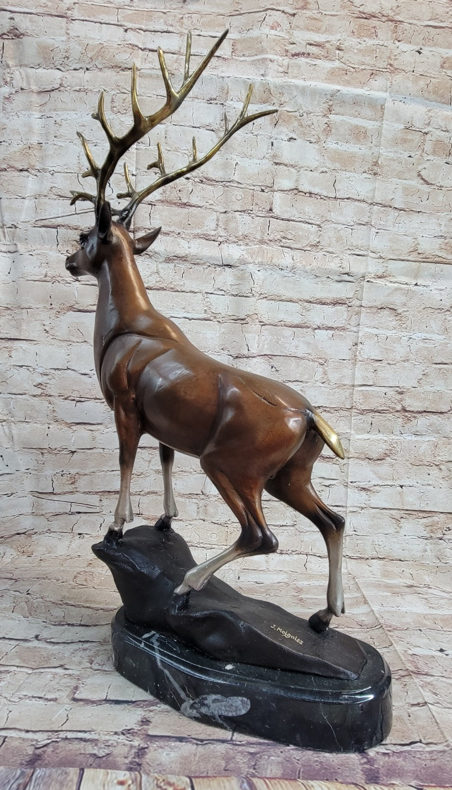 Large Marius Bronze Elk "STAG" Art Sculpture BLOWOUT SALE Decor Cabin