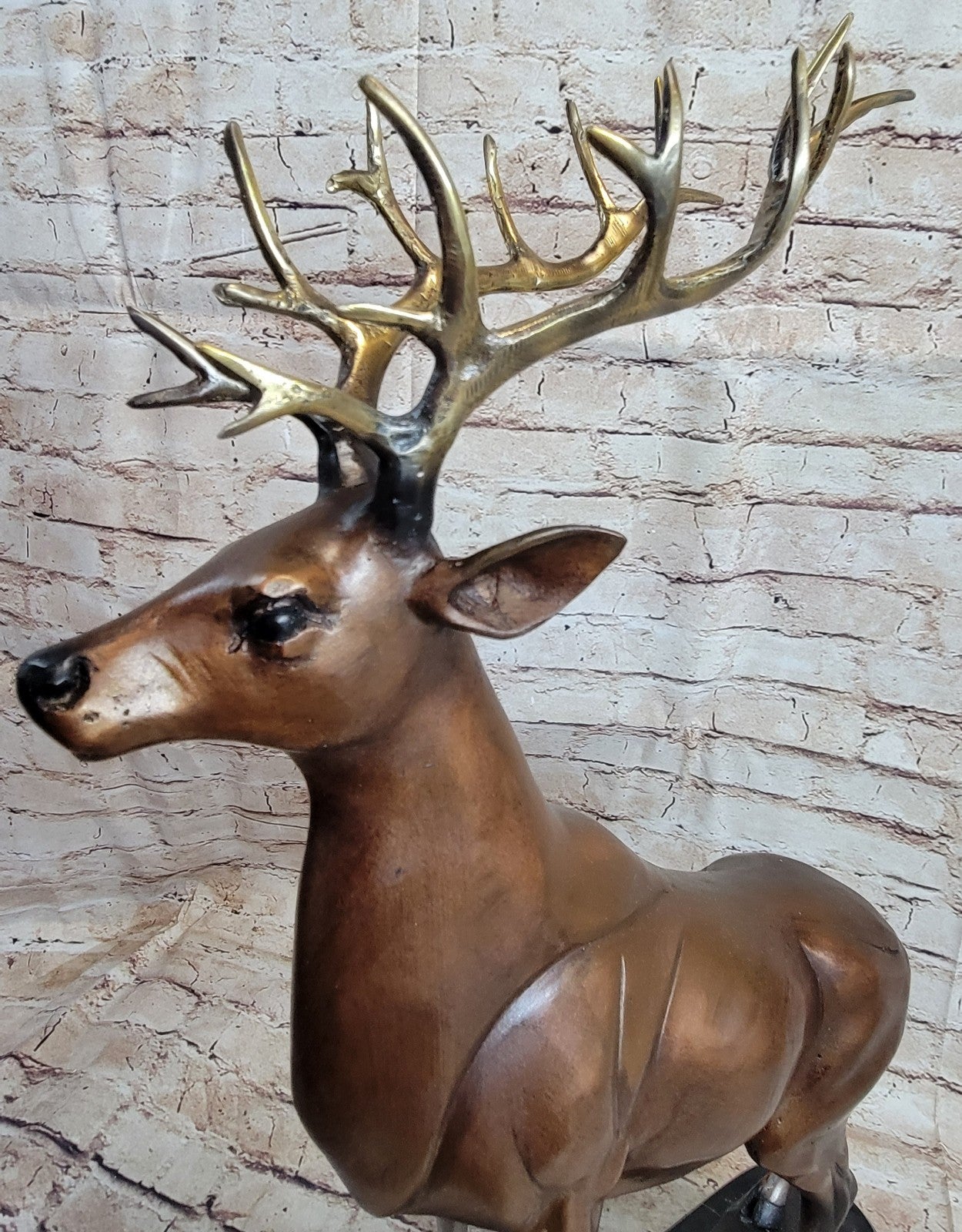 Large Marius Bronze Elk "STAG" Art Sculpture BLOWOUT SALE Decor Cabin