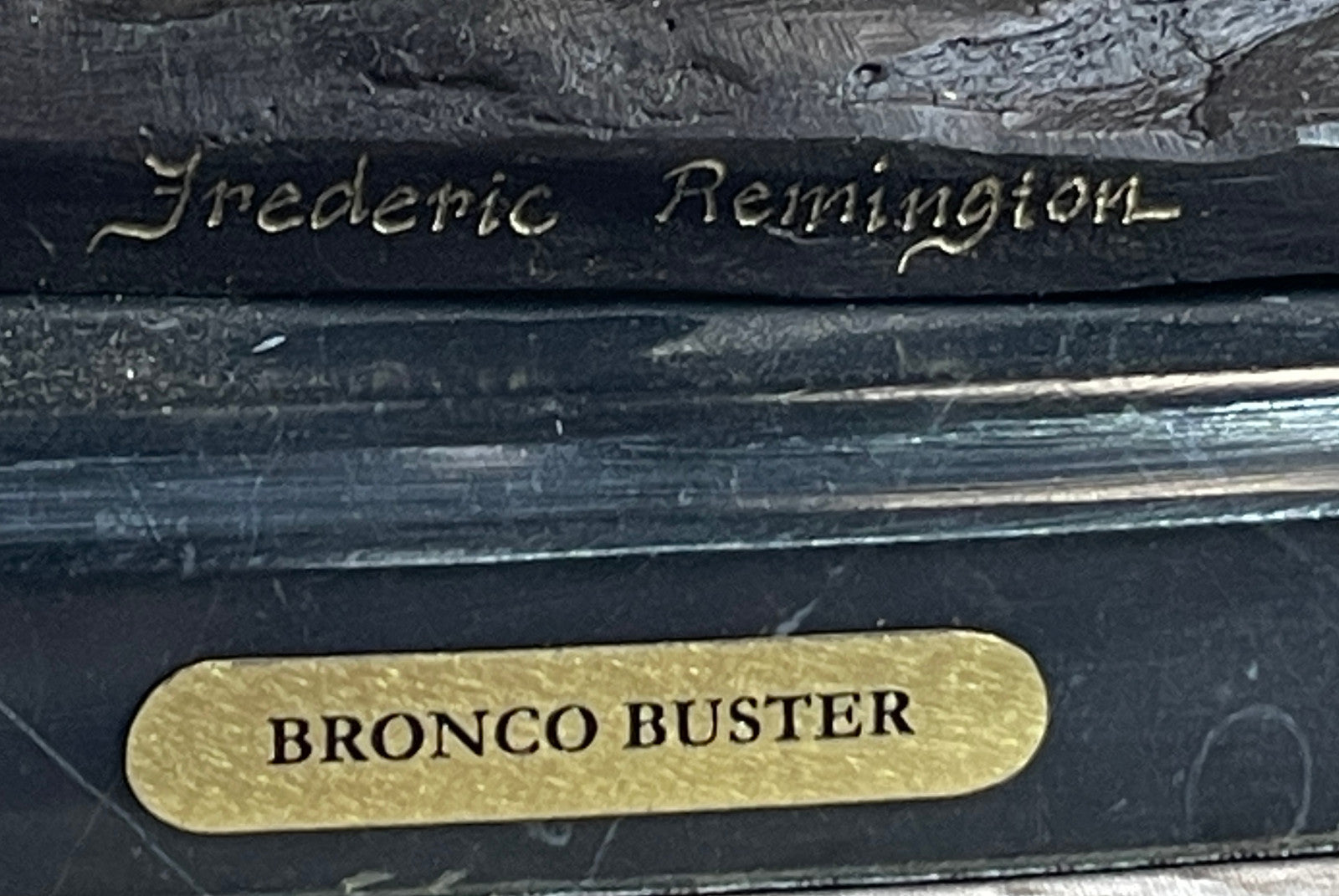 Bronco Buster by Remington Bronze Sculpture Art Deco Hot Cast Figurine Figure