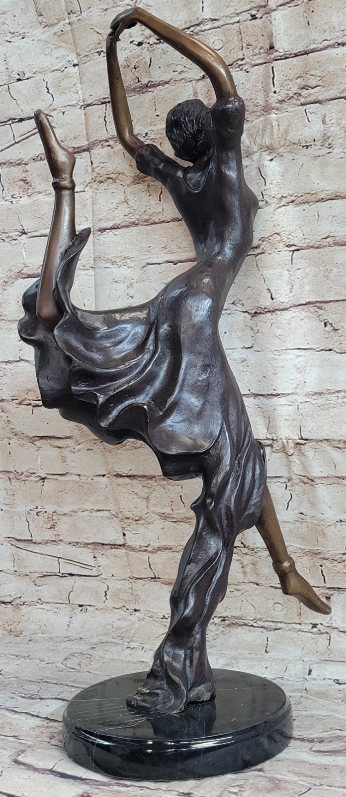 Bronze Wild Modern Contemporary Dance or Dancing sculpture by artist Collett