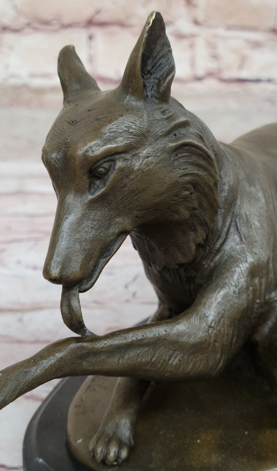 Original Artwork: Milo`s Collector Edition Bronze German Shepherd Statue