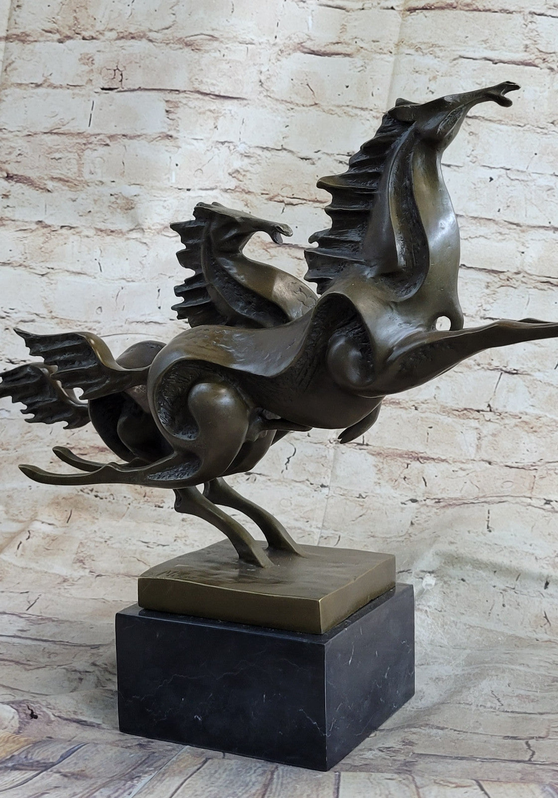 Bronze Sculpture Modern Art Hot Cast by Lost Wax Stallion Museum Quality  Work