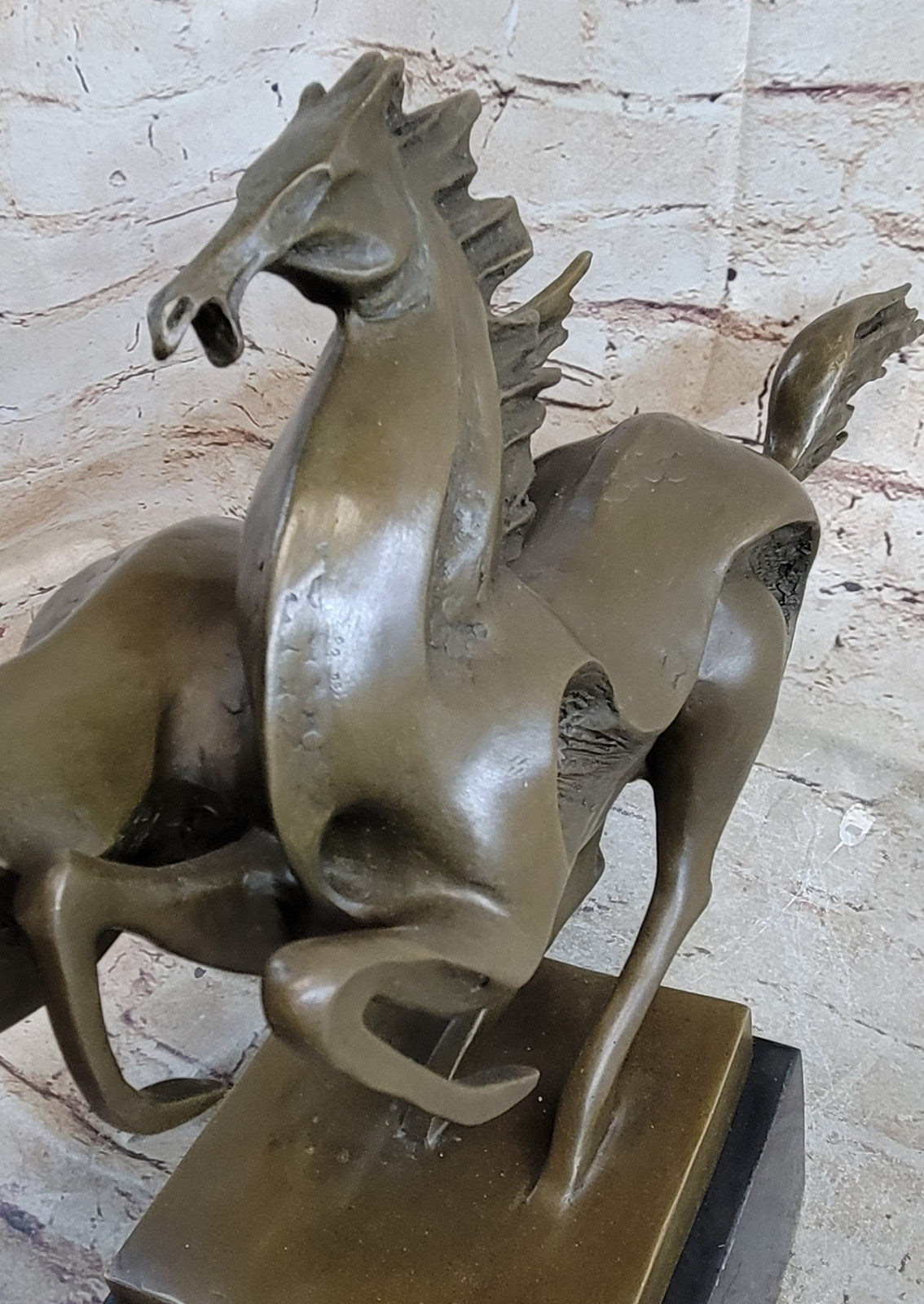 Bronze Sculpture Modern Art Hot Cast by Lost Wax Stallion Museum Quality  Work