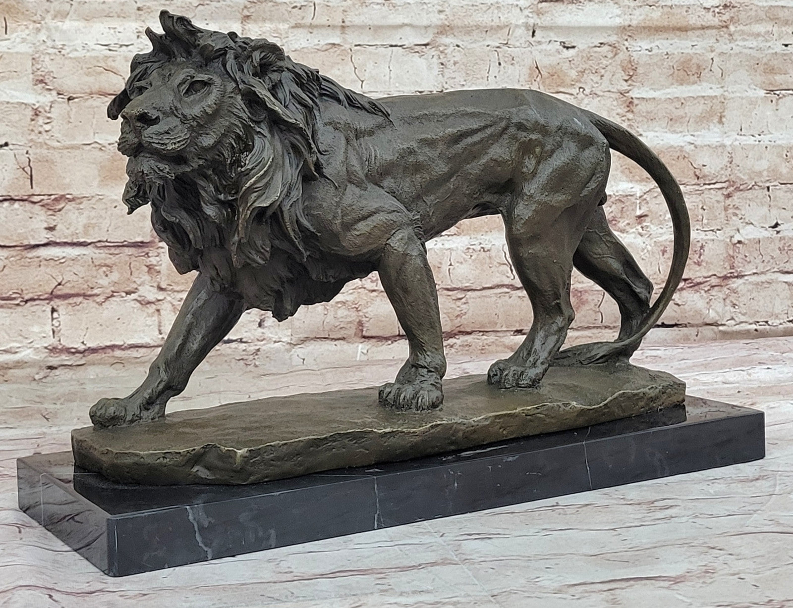 Collectible Edition: Milo`s Male Lion King - Signed Bronze Sculpture Sale
